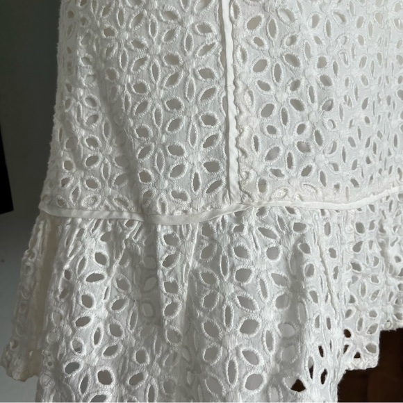 Pins And Needles Skirt Size 8 Urban Outfitters Floral Mini Skirt  Lace Lined - Picture 3 of 12